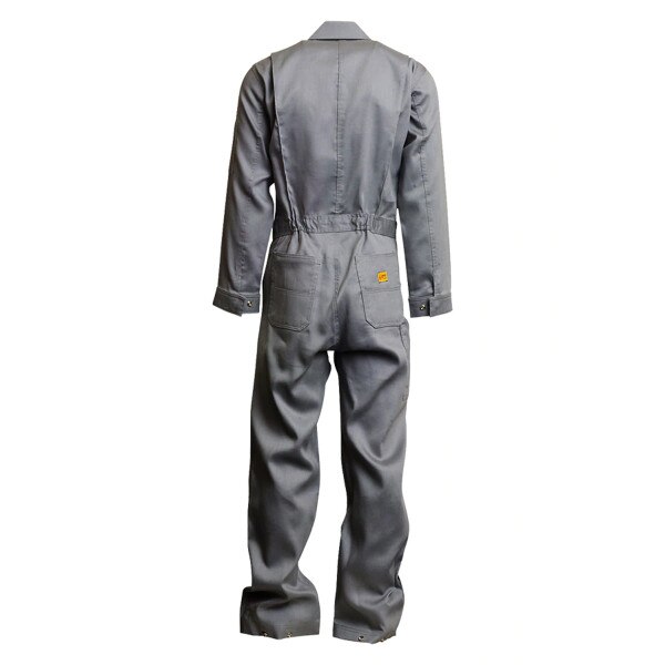 LAPCO 7 oz Deluxe FR Coveralls in Gray